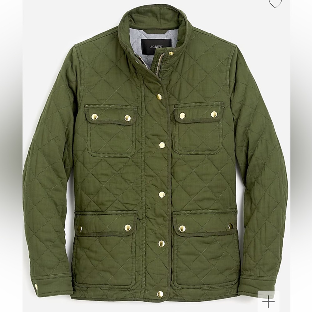 J.Crew quilted downtown field jacket